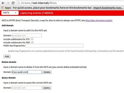 Нет заголовка hsts