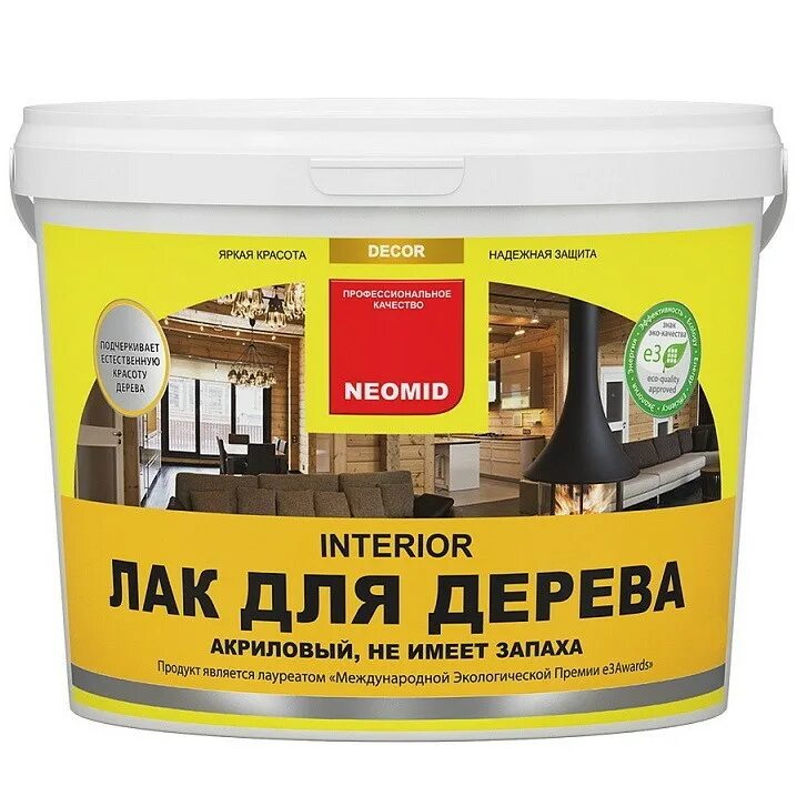Лаки бесцветные для внутренних работ