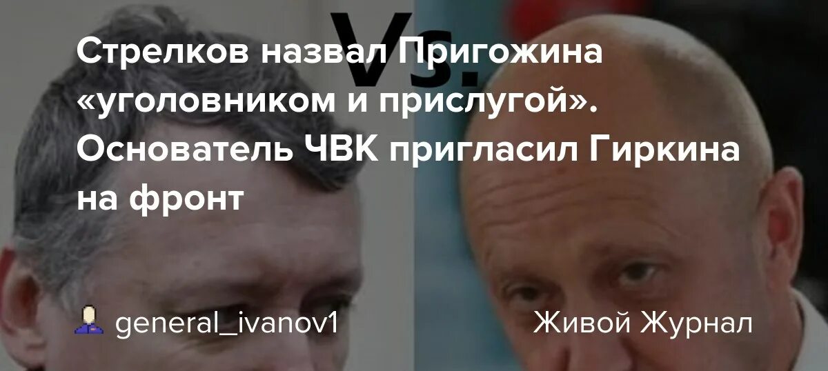 Стрелков назвал