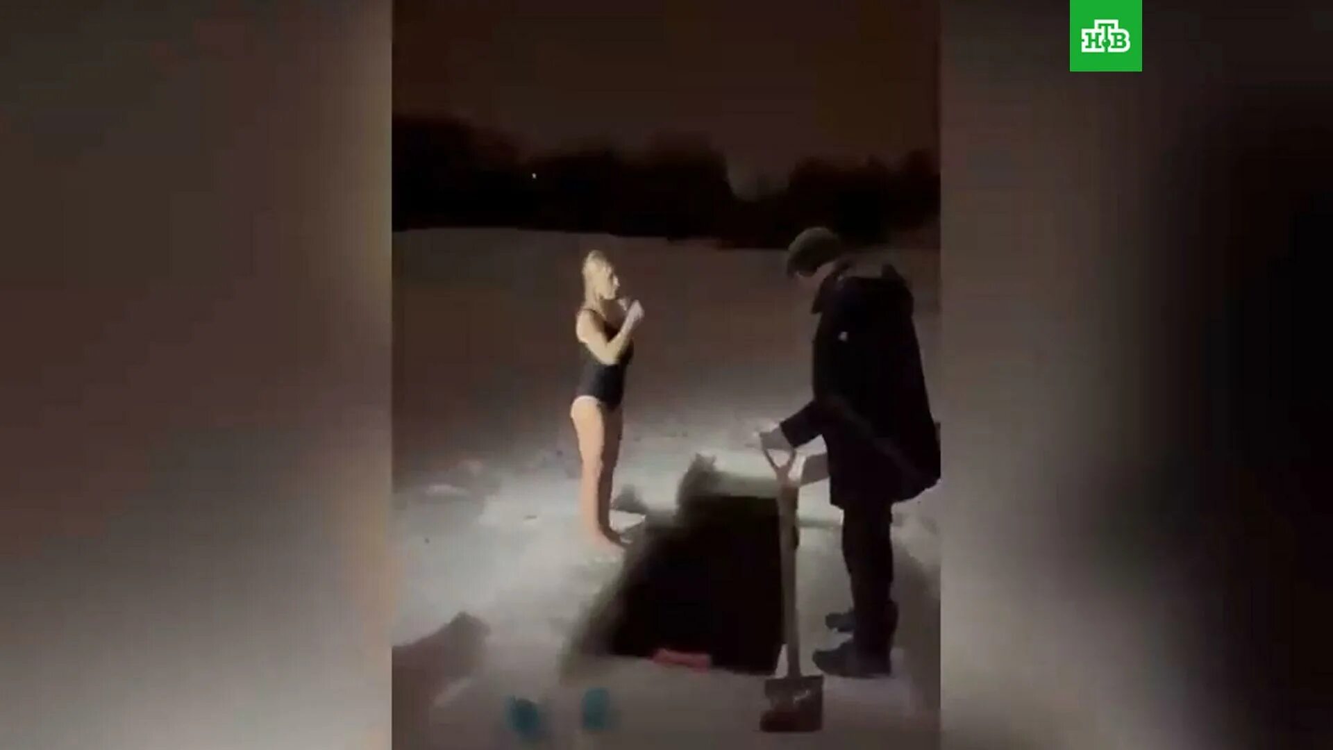 В ленобласти женщина в проруби