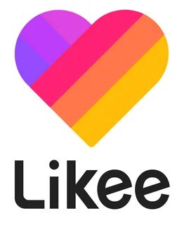 the i love like logo with an orange, yellow and pink heart on top of it 