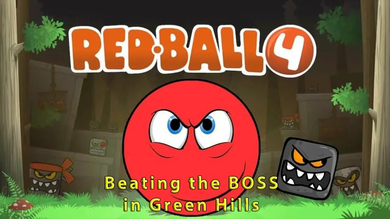Игра Red Ball 4. Игры красный шарик 4. Red Ball 4 персонажи. Красный шарик босс.