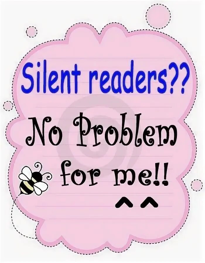 Silent reading read. Silent reading.