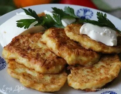 Оладьи из кабачков на сковороде с молоком