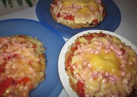 Картошка с колбасой и сыром