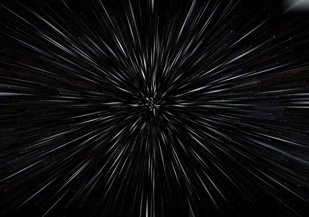 Частицы двигающиеся со скоростью света. Эффект скорости. сквозь звезды. скорость света. сквозь вселенную.