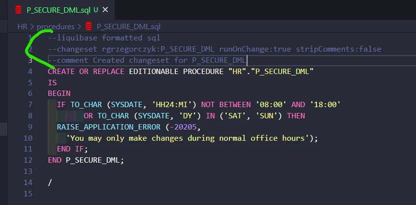 Модификация sql. Validchecksum liquibase где находится. чем заменить go в sql скриптах для liquibase.