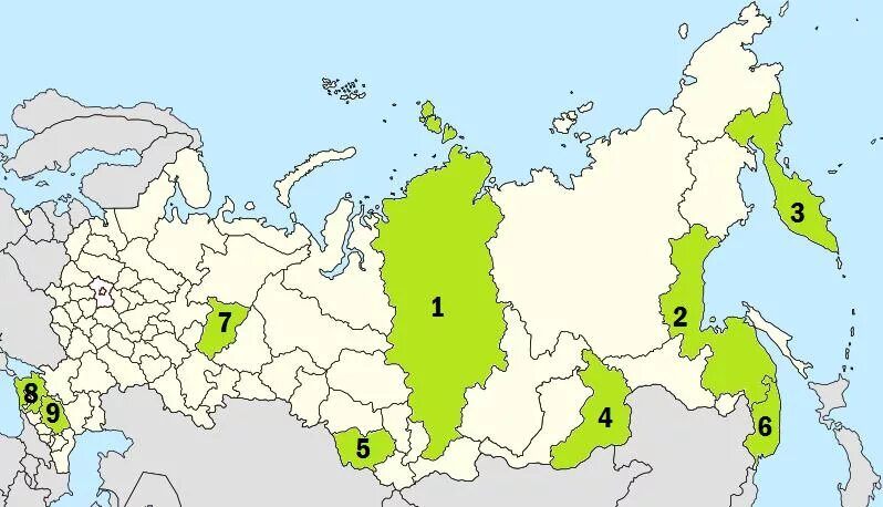 Субъект федерации алтайский край. 9 Краев РФ на карте. Субъекты РФ 9 краев на карте. 9 Краёв Российской Федерации на карте России. 9 Краев России и их столицы на карте.
