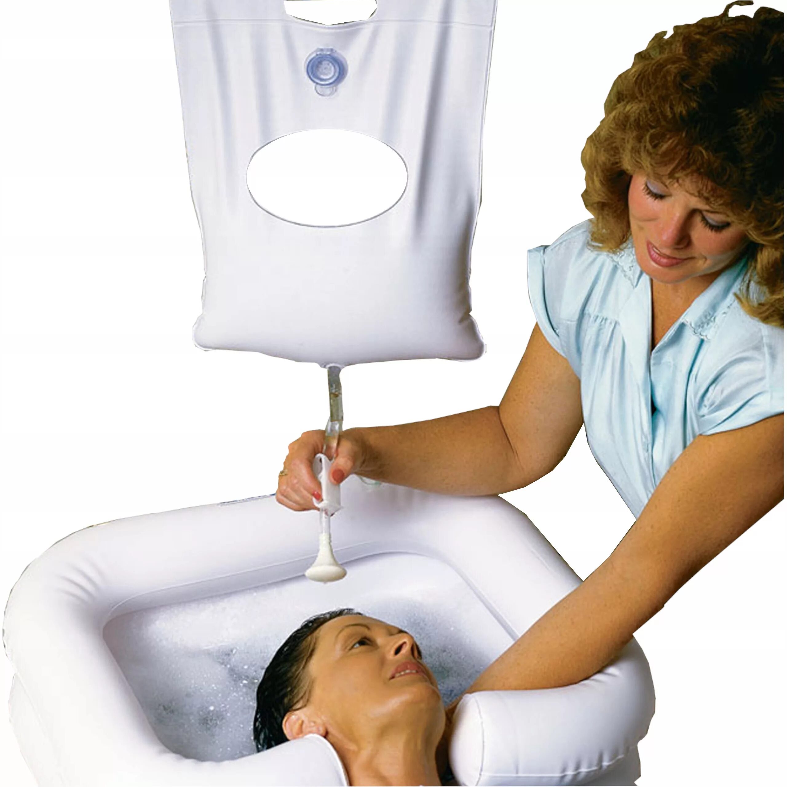Ванна надувная для мытья головы Barry 61016. Ванночка для мытья головы лежачих больных. Мойка для лежачих больных. Ванна для головы для лежачих больных. Как помыть лежачего больного в кровати