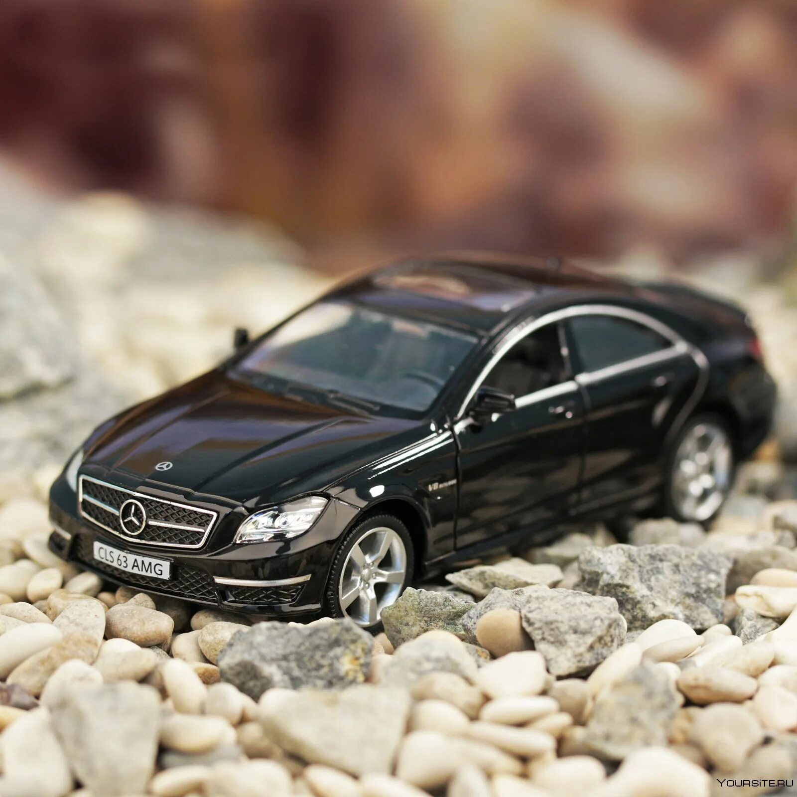 Радиоуправляемая машинка Rastar Mercedes SLS AMG, 19 см, красный, 27MHZ, 1:24 (4