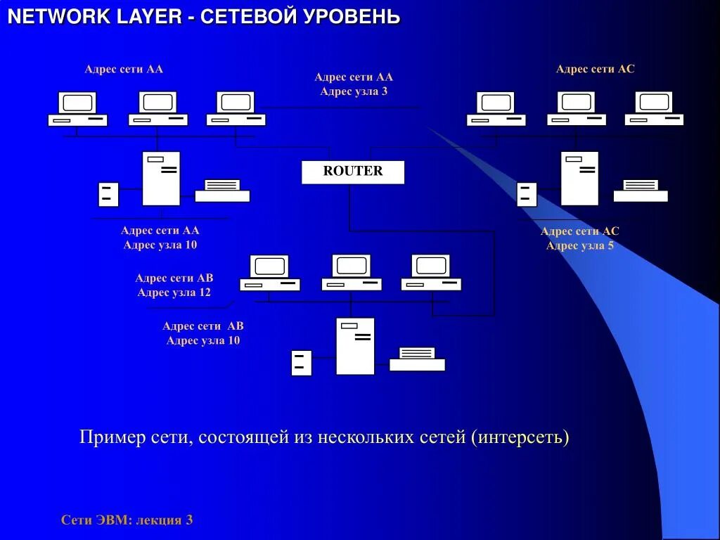 Уровни сетевой сети. Уровни локальной сети. Сетевой уровень (Network). Элементы локальной сети.