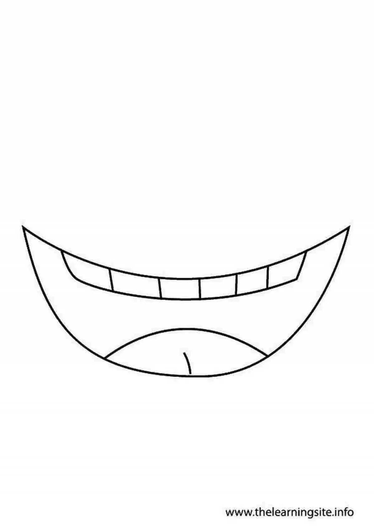Улыбка нарисованная. Мультяшные улыбки. Распечатать улыбки для детей. Рот для поделок. Рот улыбка.
