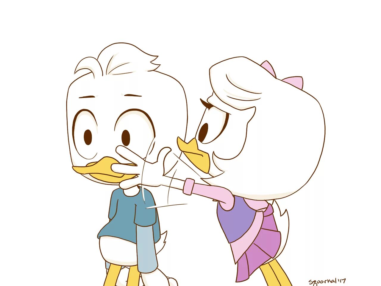 Утиные истории фанфик дилли. Поночка из утиных историй 2017. duck tales дилли и поночка.