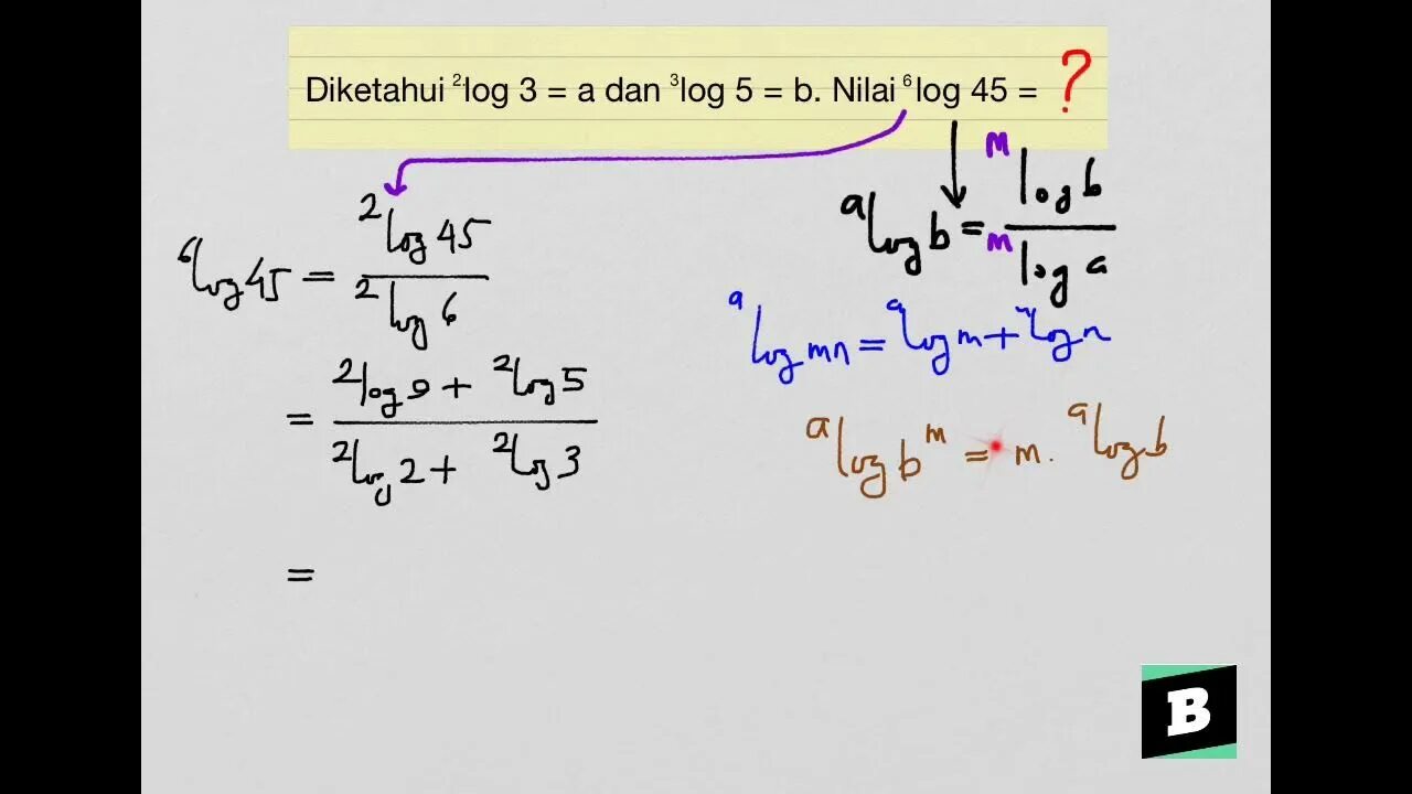 30 3 log 3 2. Log3 45 log3 5 +9 log3. Log3 45/log5 3 log3 15/log15 3. Log3 45 log3 5 +9 log3 5. Log8 (5x-3)=3.