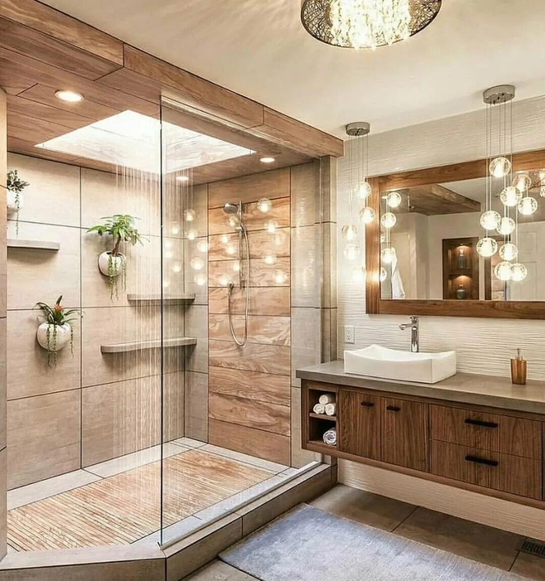 Стильные Ванные комнаты. Интерьер ванной комнаты. Красивая ванная комната. Современная ванная. Изготовление ванных комнат