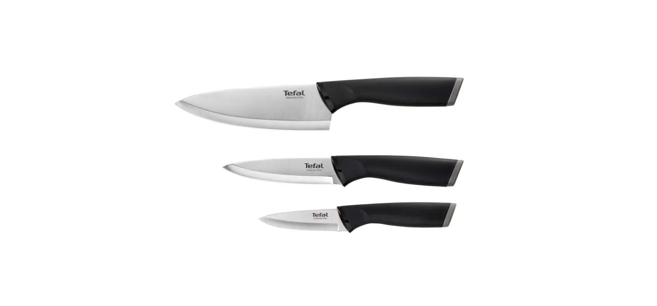 Тефаль ножи кухонные. Набор ножей Tefal. Набор кухонных ножей Tefal из 3 предметов. Набор кухонных ножей Tefal Comfort Knives k221sa14. Набор ножи Тефаль Самурай.