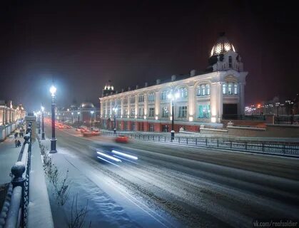 Омск в феврале