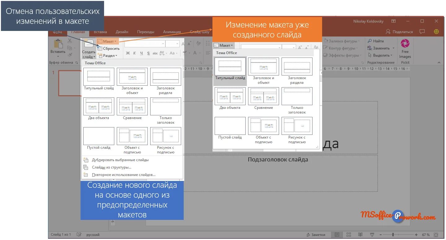 Как редактировать макет. Макет слайда. макеты для powerpoint. изменение макета слайда. макет слайда в powerpoint.