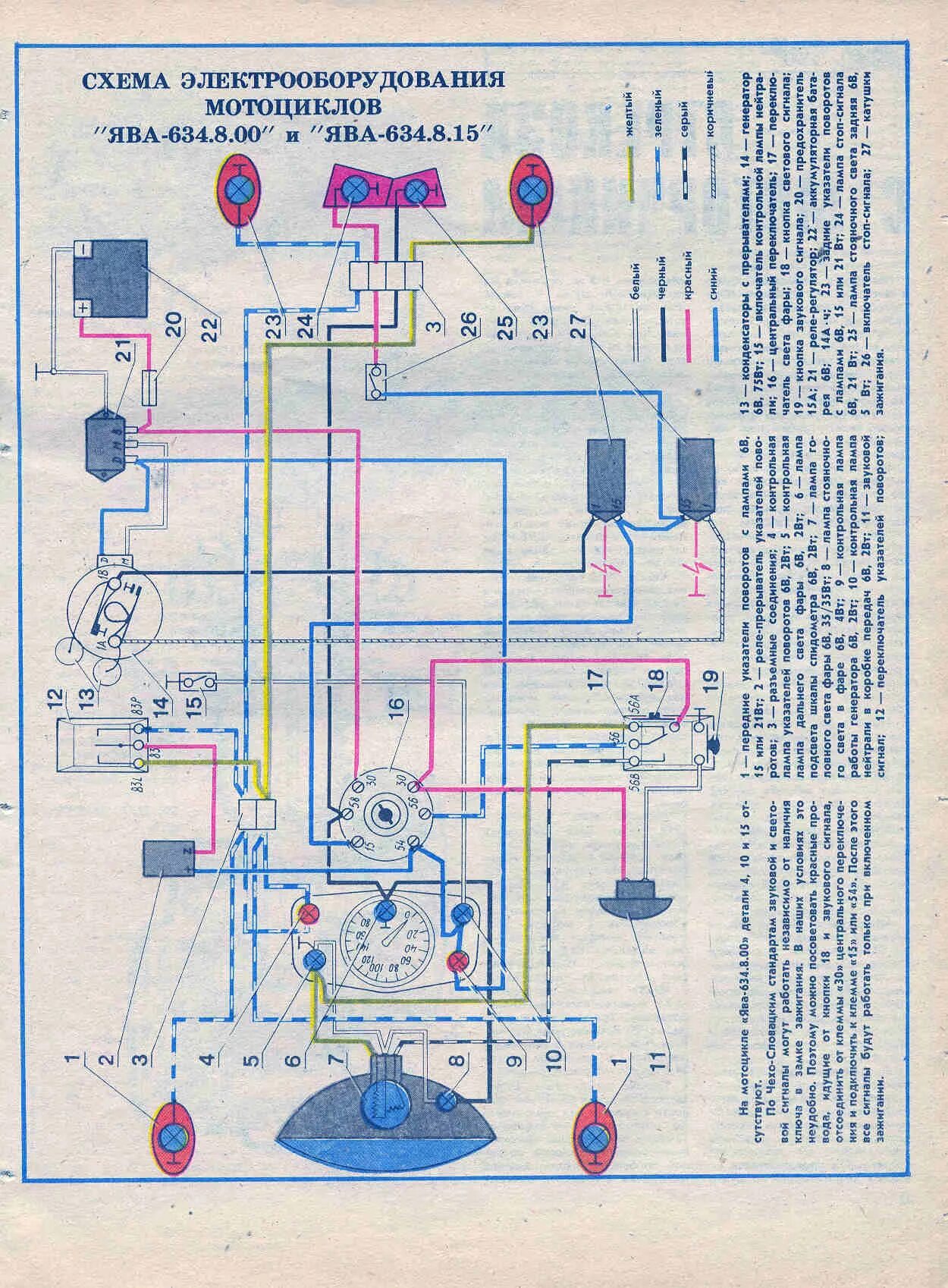 Электропроводка мотоцикла. Схема электропроводки мотоцикл Ява 634. Электросхема мотоцикла Ява 634. Схема проводки мотоцикла Ява 634. Схема проводки мотоцикла Ява 634 6в.