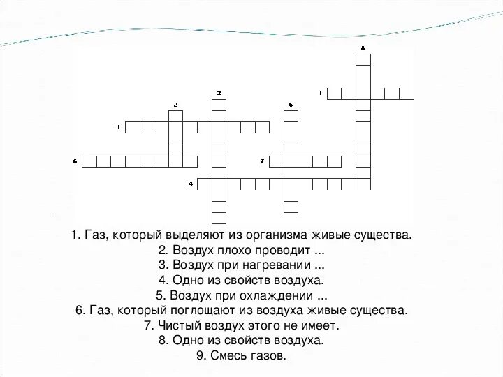 ГАЗ который выделяют из организма живые существа. ГАЗ который поглощают из воздуха живые существа. ГАЗ который поглощают из воздуха живые существа 8 букв.