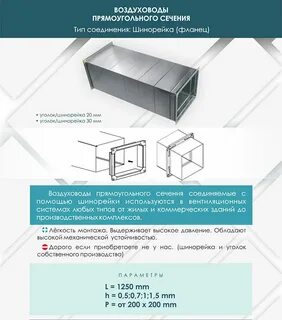 Воздуховоды нормы