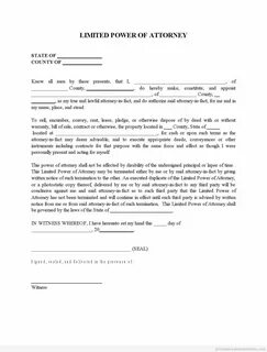 Power of attorney