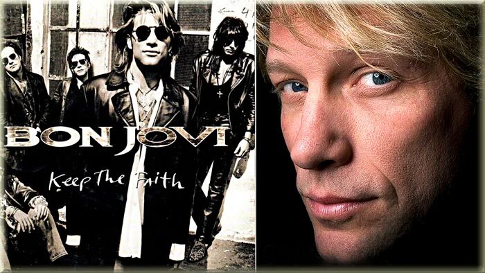 Bon jovi keep. Bon Jovi 1992. Джон Бон Джови 1992. 1992 - Keep the Faith. Джон Бон Джови keep the Faith.