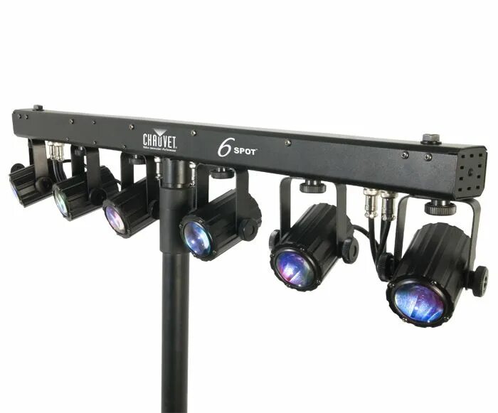 Комплект прожекторов. Chauvet 6spot. Световое оборудование Chauvet. Стойка-тренога Chauvet-DJ Ch-06 - Lighting Stand. Оборудование Chauvet DJ.