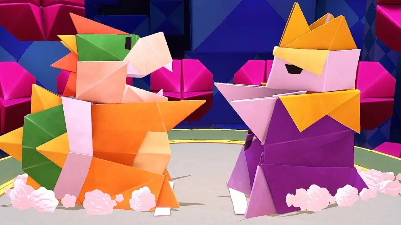 Paper mario origami. King Olly. Paper Mario Origami King. Paper Mario Origami King Olly Origami. Paper Mario Origami King коробка.