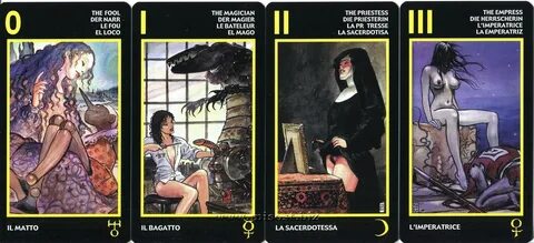 Эротическое Таро Манара (Manara Erotic Tarot) .