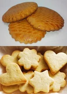 Сливочные коржики
