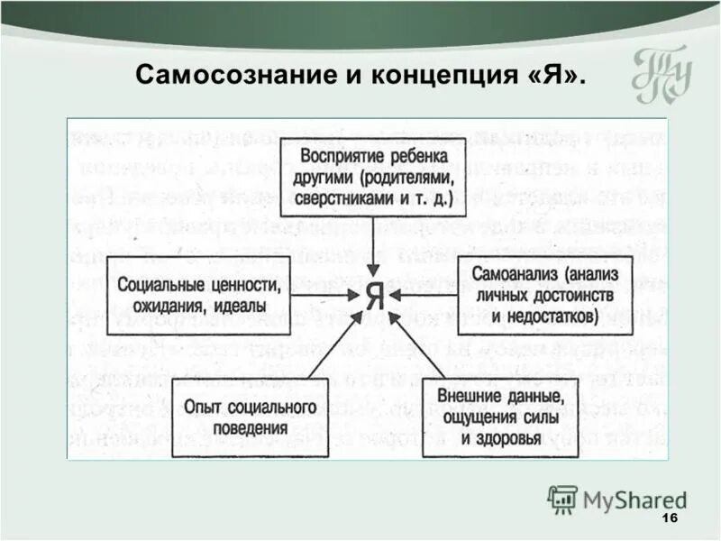 Структура самосознания схема. Как формируется самосознание. Я концепция схема. Составляющие я концепции.