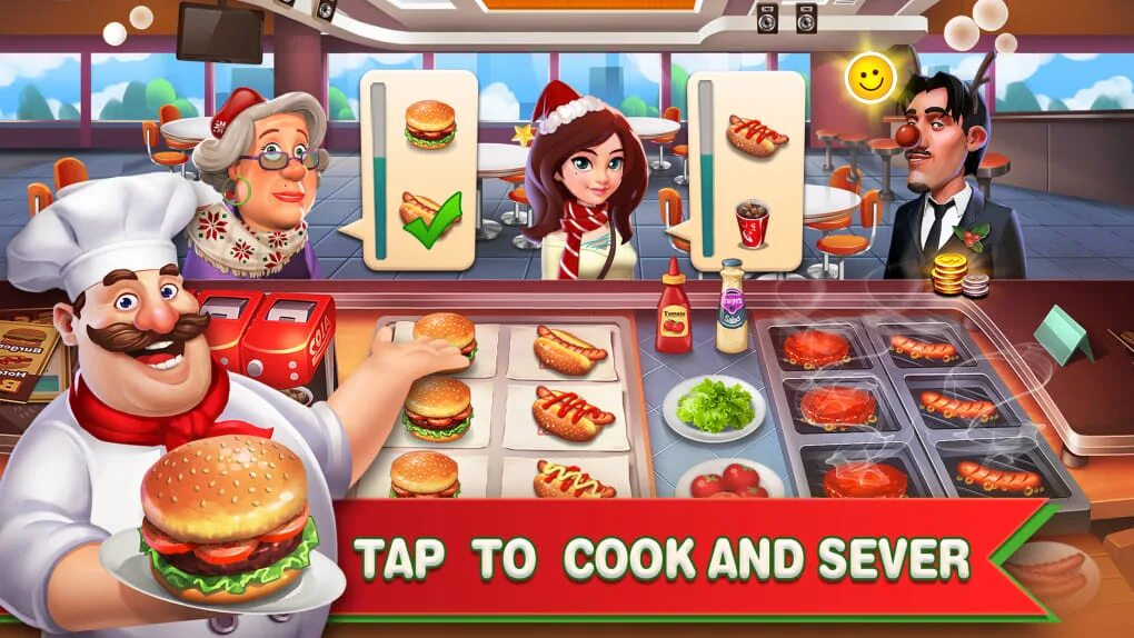 One Cook игра. Игры про готовку на андроид. Happy Cooking.