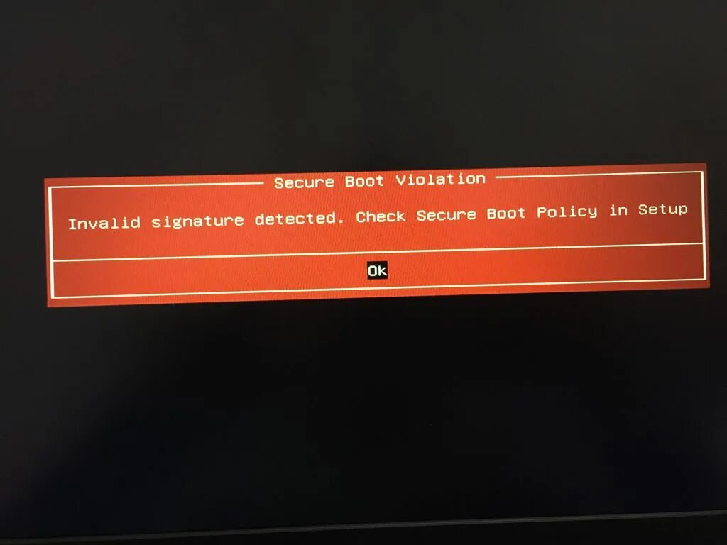 Ошибка безопасная загрузка не включена. Ошибка secure Boot. Signature Invalid ошибка. Безопасная загрузка SECUREBOOT. Ошибка secure Boot Violation Invalid Signature detected.