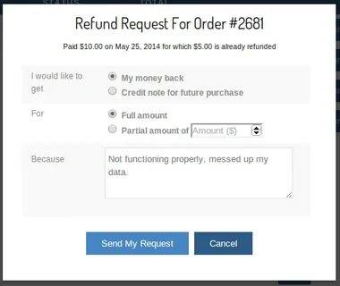 Will refund you