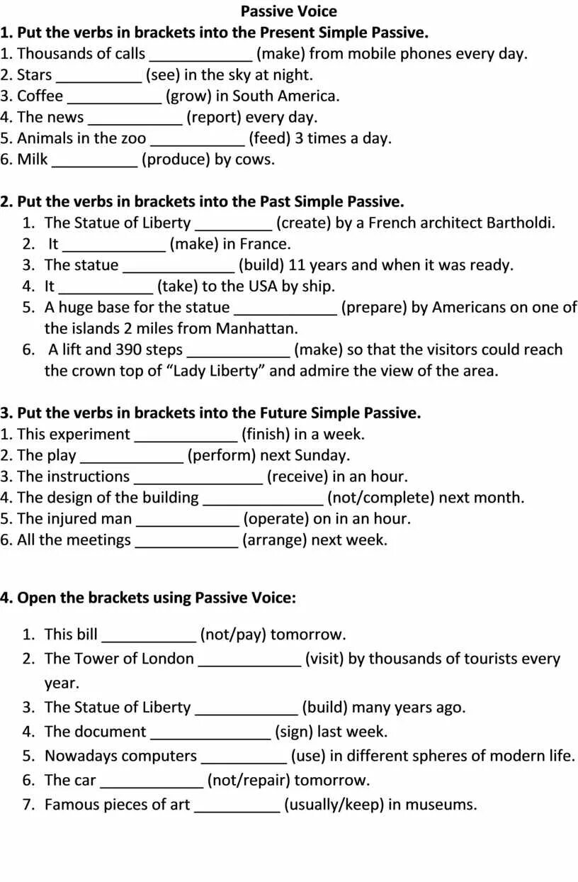 Present Passive Voice упражнения. Passive Voice простые упражнения. Пассивный залог в английском языке simple упражнения. Пассивный залог в английском языке упражнения present past. Passive voice simple упражнения