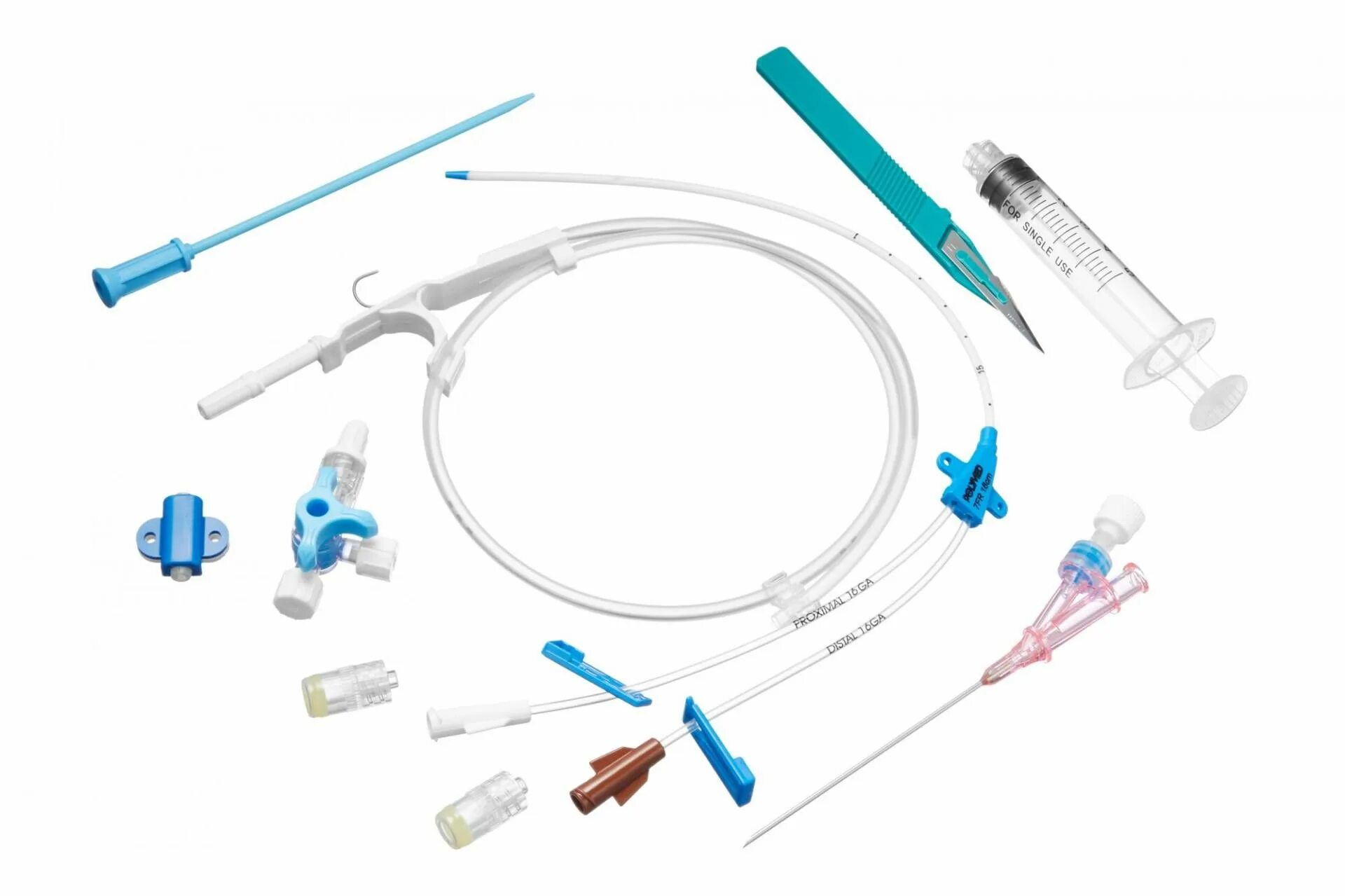 Расходный материал операции. Катетер в/в (канюля) МЕДИФЛОН. Набор для катетеризации ЦВК. Центральный катетер БИБРАУН.