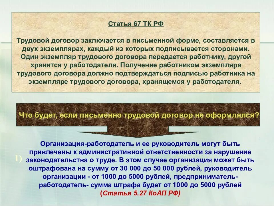 Договор заключавшийся в простой письменной форме. Статья 67 трудового кодекса. Трудовой договор статья. Ст 67 ТК РФ. 67 Статья трудового договора.