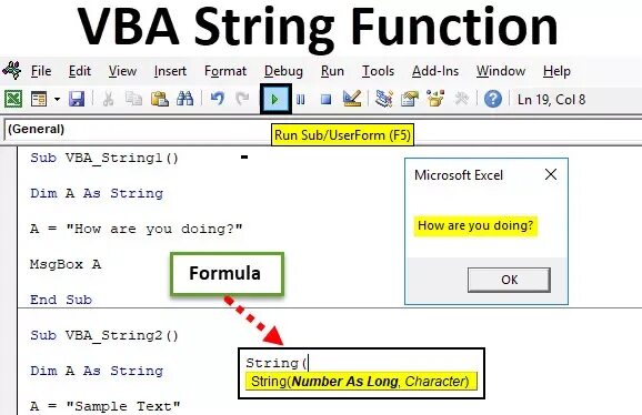 Str functions. Str в вба это. str эксель это. string visual basic. vba.
