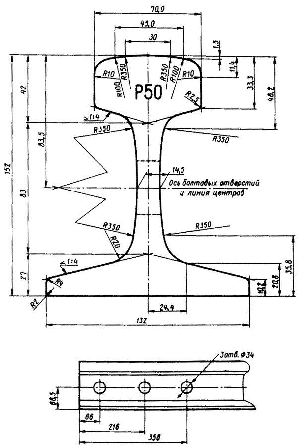 Какая длина рельсов. Рельс р65 чертеж. Рельс р24 чертеж. Р65 рельс контур. Рельсы р65 чертеж.