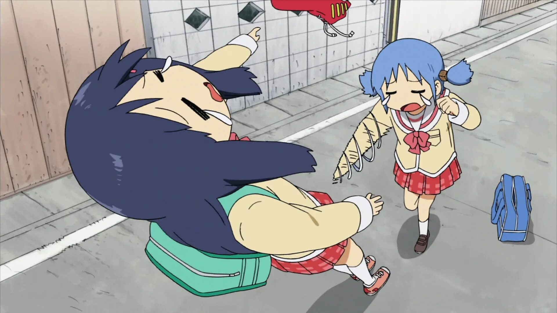 Мелочи жизни 2024. Nichijou Мио. Nichijou кадры.