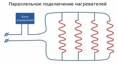 Нагреватель подключен к напряжению 220
