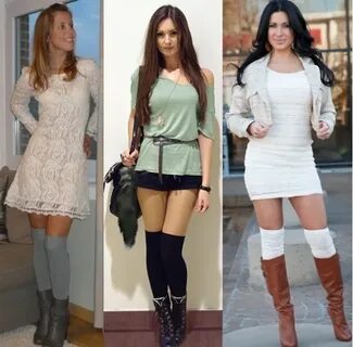 Сапоги с гольфами