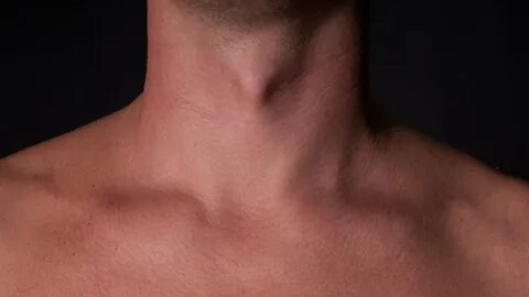 His neck