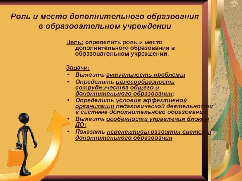 Роль дополнительного образования. Важность дополнительного образования. Роль учреждения дополнительного образования. Особенности организации дополнительного образования. Учреждение дополнительного образования задачи