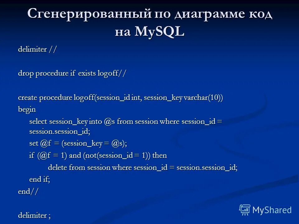 Идентификатор int