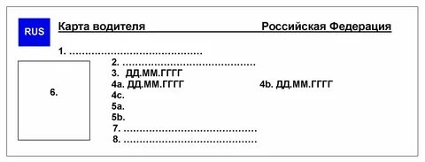 Карта фрахтовщика такси 2024 шаблон