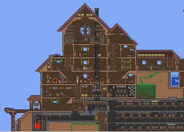 Pin on terraria Terraria house design, Terraria house ideas, Terrarium base