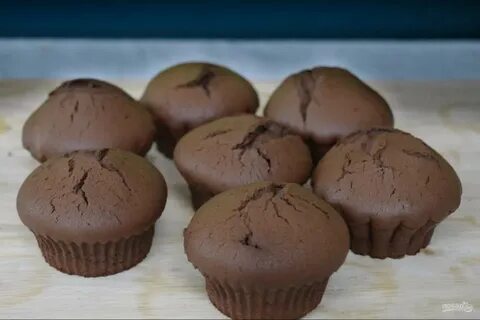 Маффины в духовке с какао