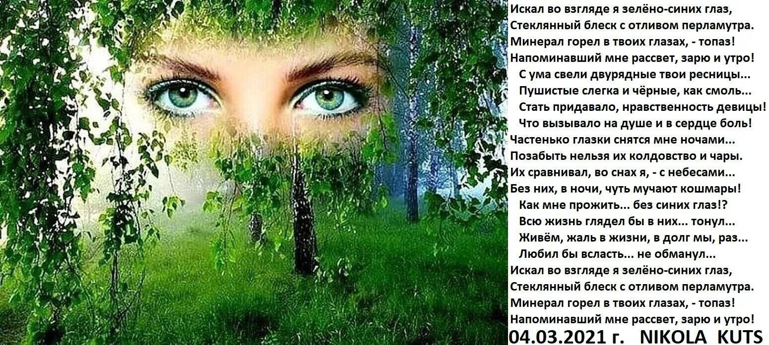 Милые зеленые глаза. Милые зеленые глаза